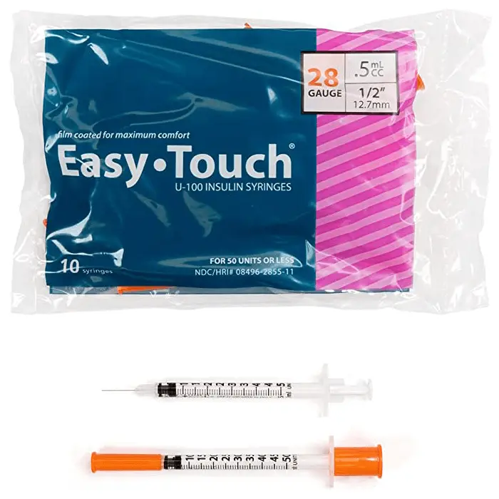 EasyTouch Syringes research vial